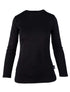 250 Women's Merino Long Sleeve Base Layer Comfort Zone - Black